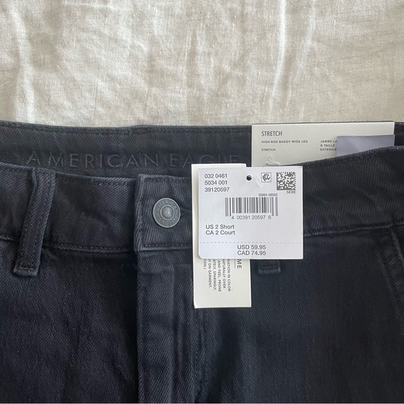 BNWT Petite Drape Stretch Super High-Waisted Cargo Baggy Wide-Leg Pant - Picture 6 of 7